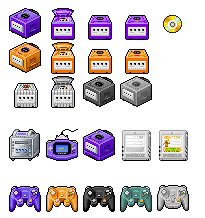 Nintendo Game Cube Icons